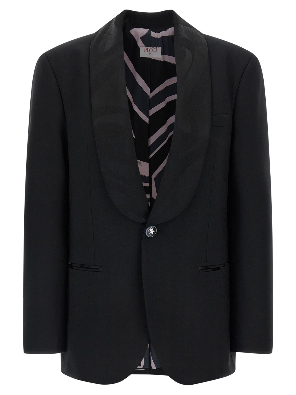 Emilio Pucci Black Virgin Wool Blazer