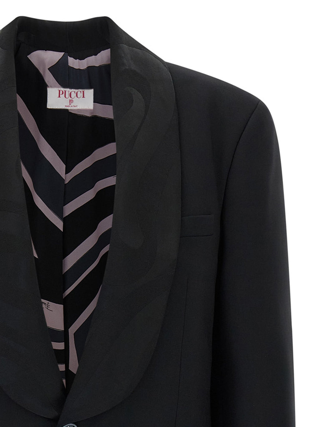 Emilio Pucci Black Virgin Wool Blazer