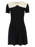 Valentino Garavani Black Viscose Short Dress