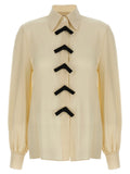 Valentino Garavani Beige Silk Blouse