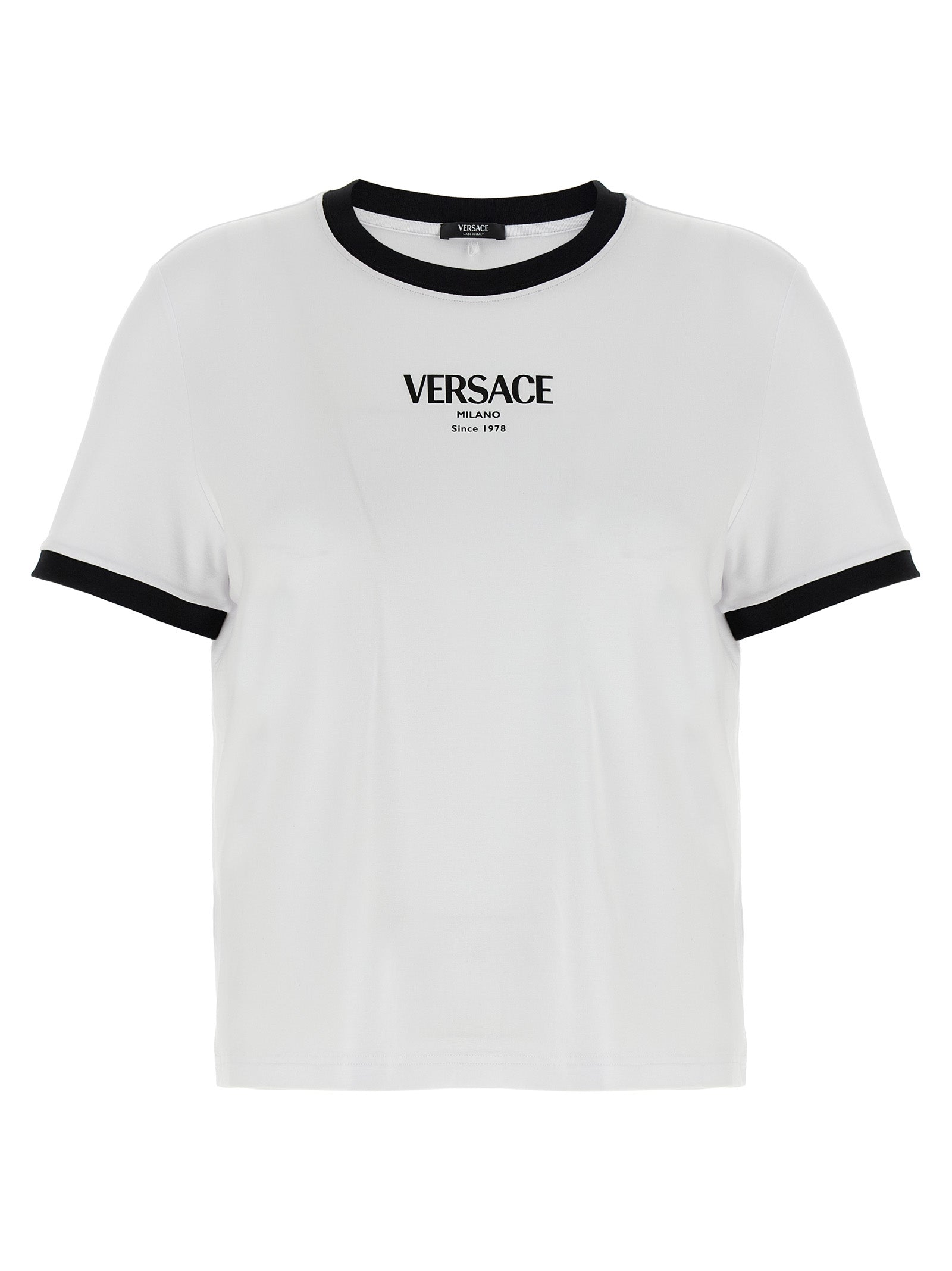 Versace Bicolor Viscose T-Shirt