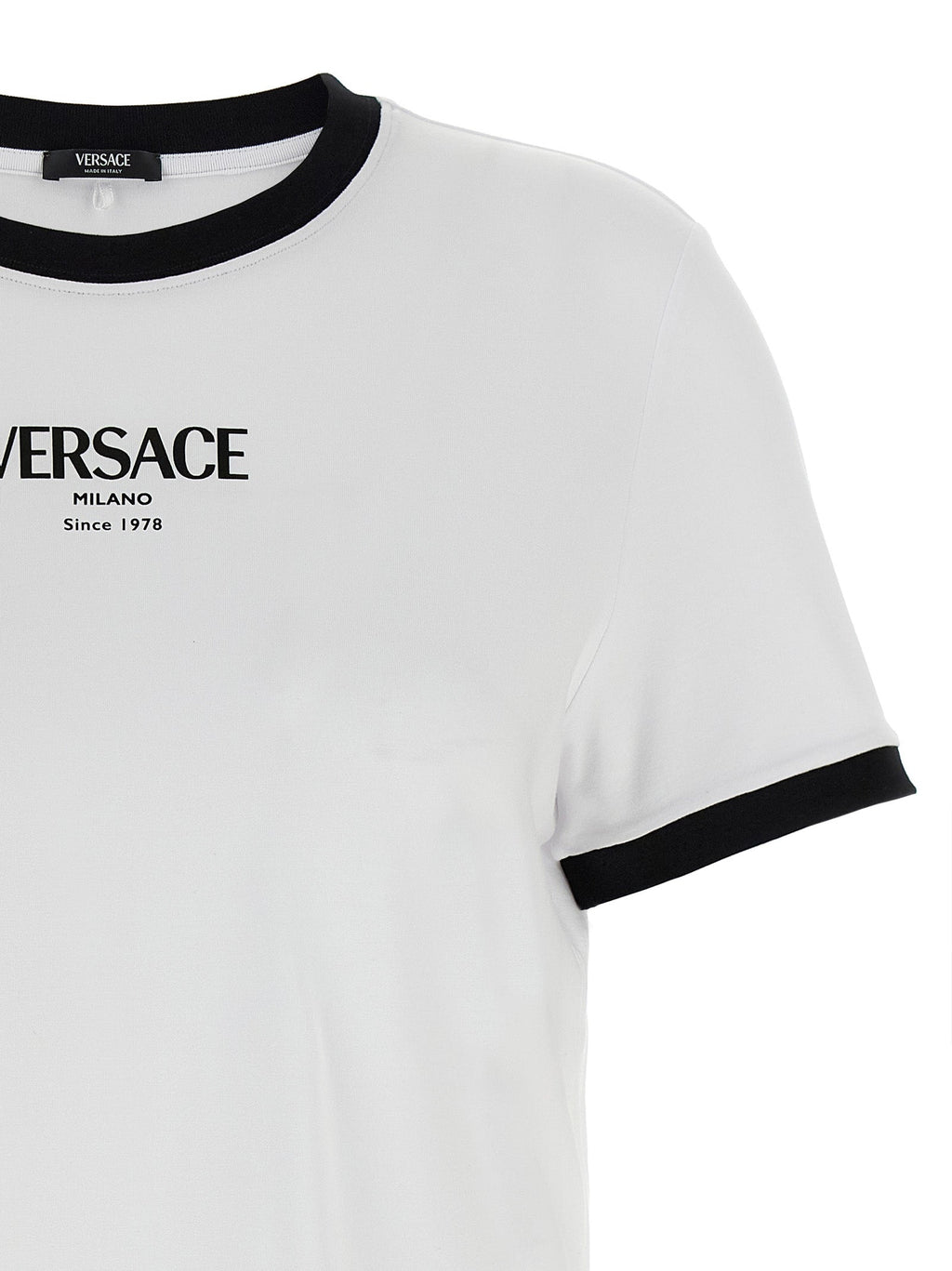 Versace Bicolor Viscose T-Shirt