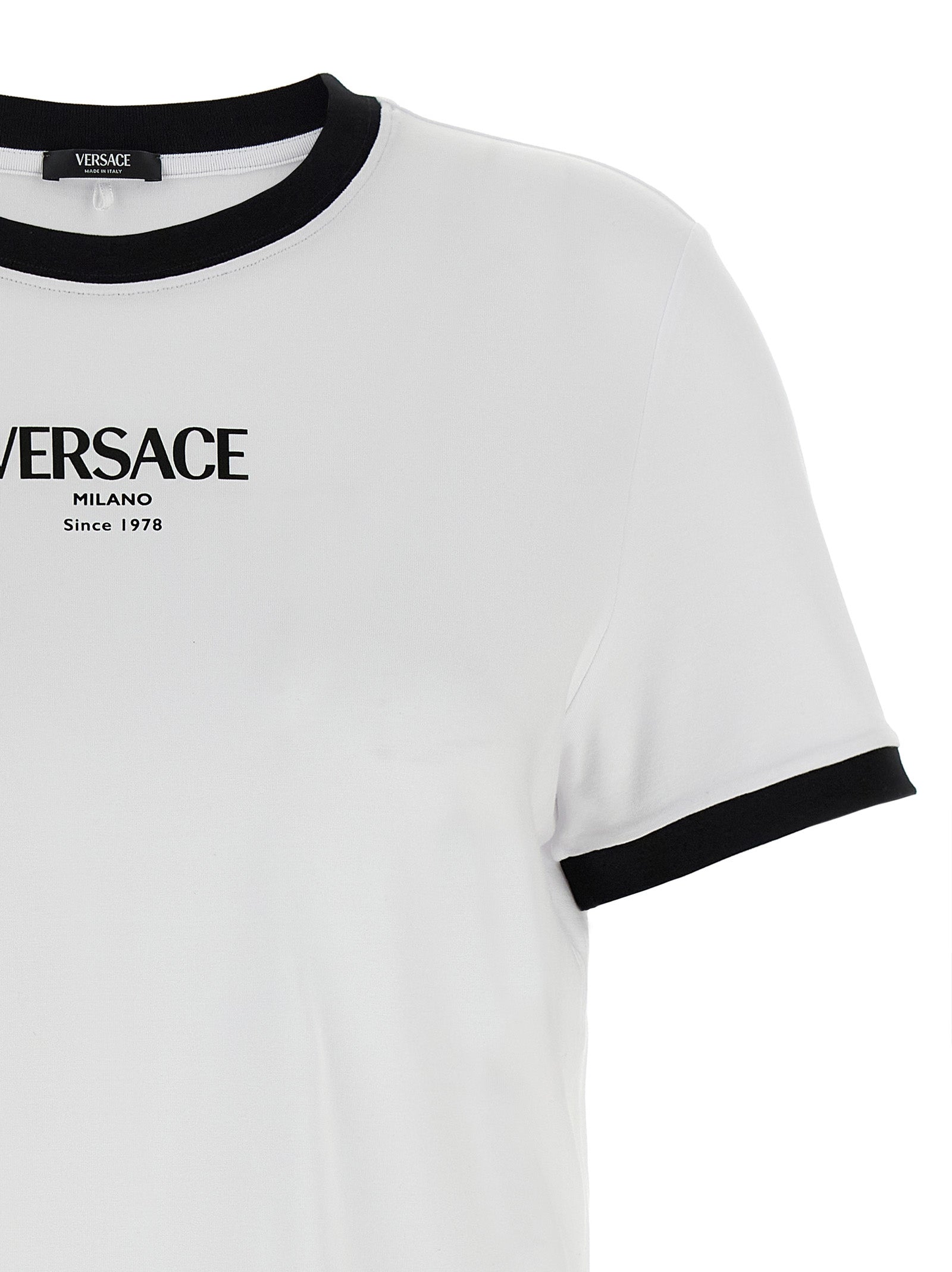 Versace Bicolor Viscose T-Shirt