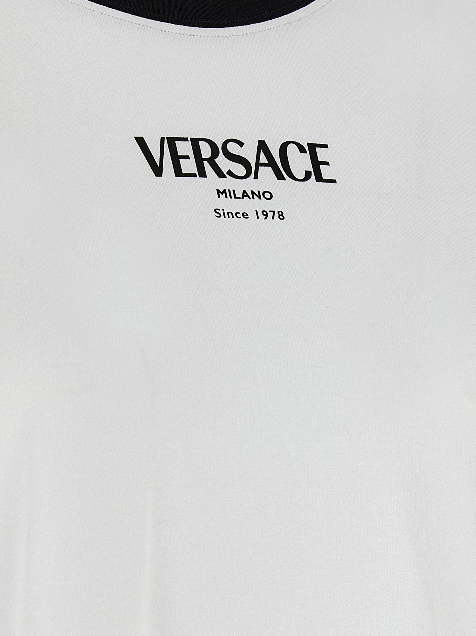 Versace Bicolor Viscose T-Shirt
