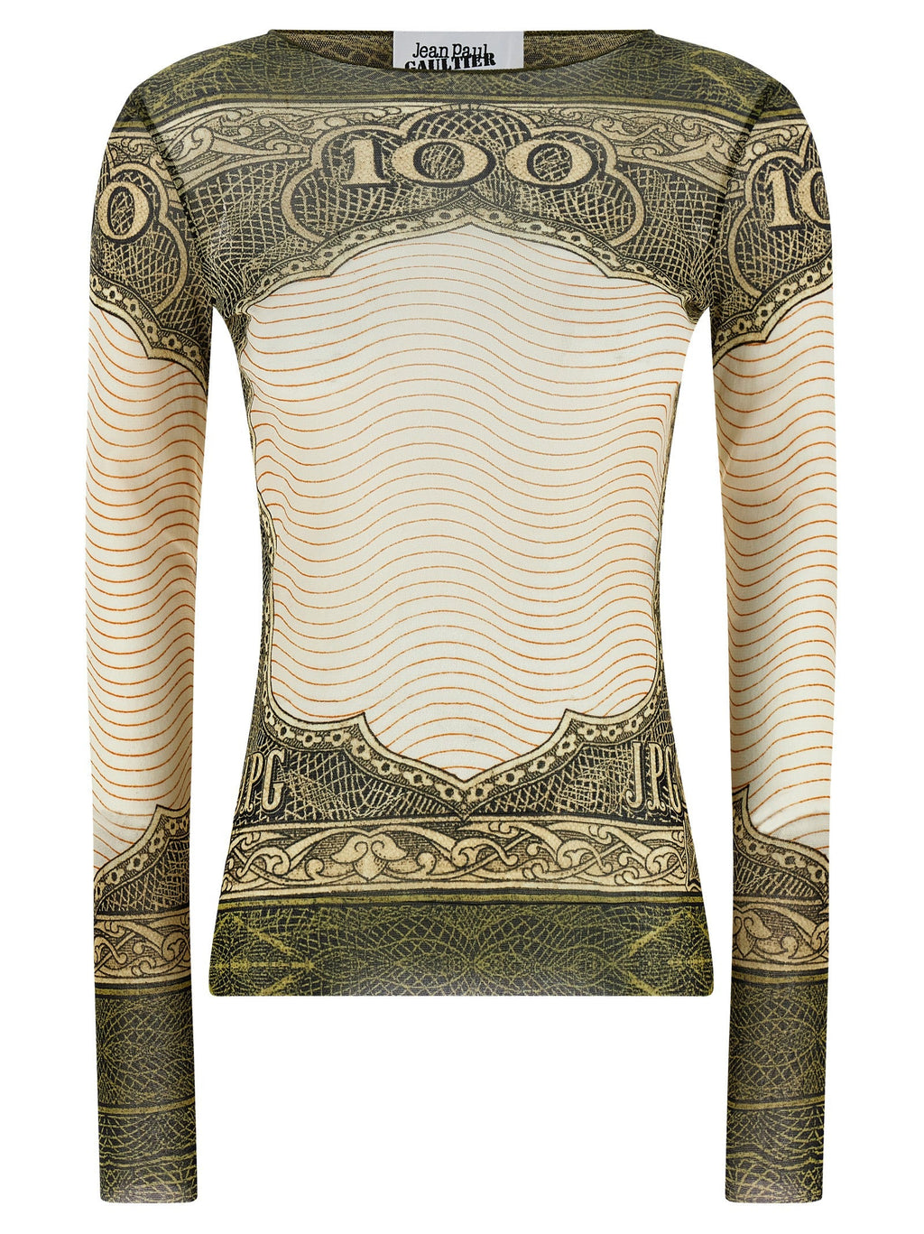 Jean Paul Gaultier Multicolor Polyamide Long Sleeve T-Shirt