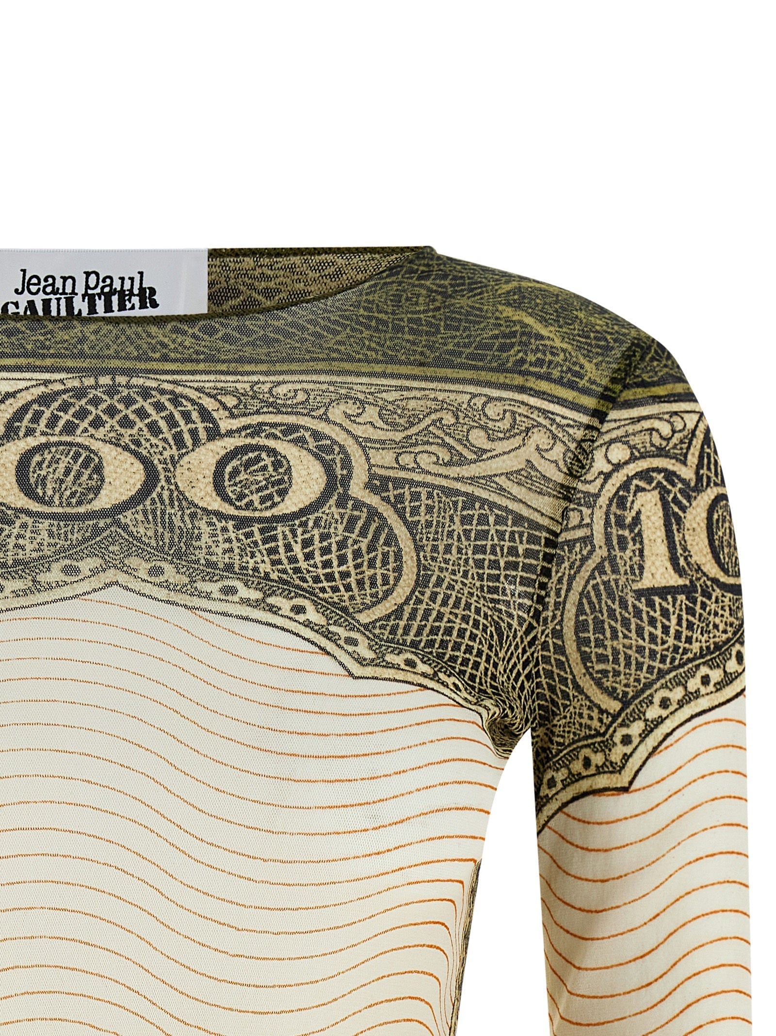 Jean Paul Gaultier Multicolor Polyamide Long Sleeve T-Shirt