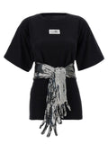MM6 Maison Margiela Black Cotton T-Shirt