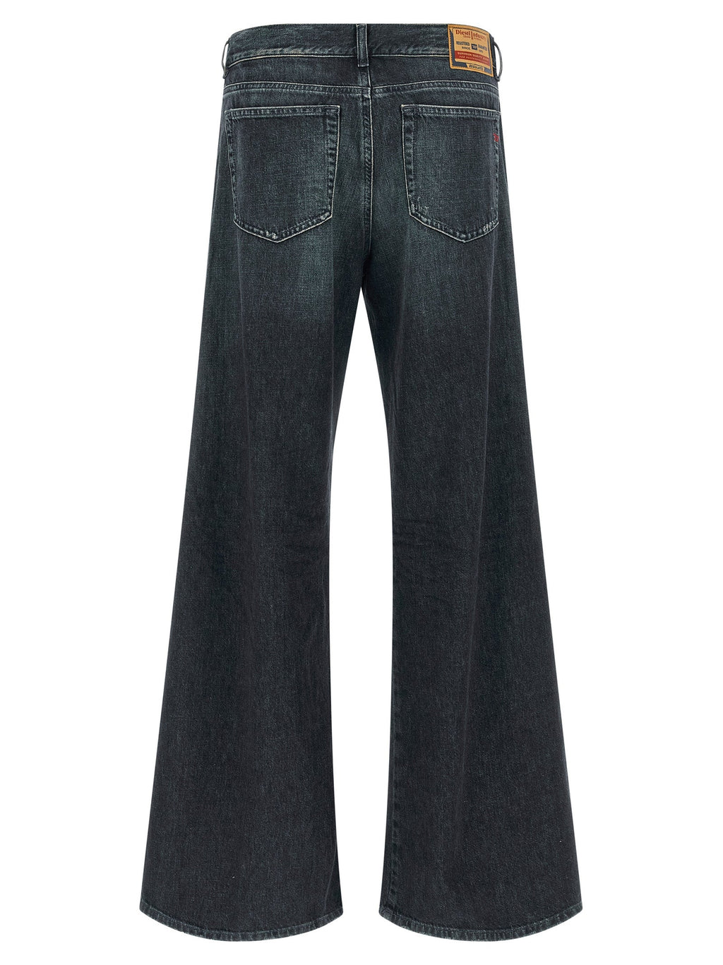 Diesel Blue Cotton Flared Jeans