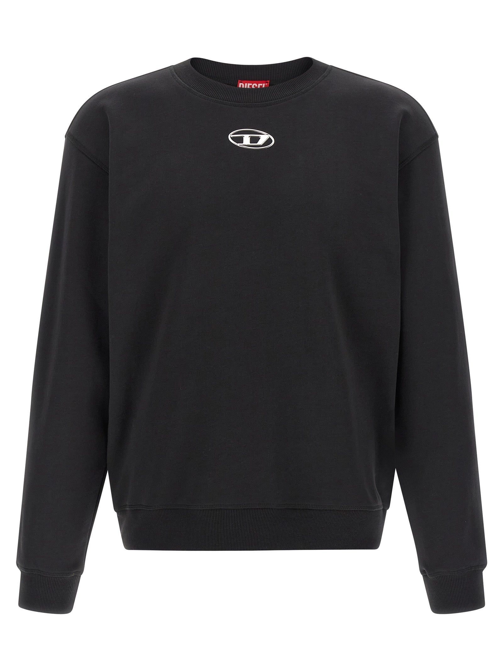 Diesel Black Cotton Sweatshirt
