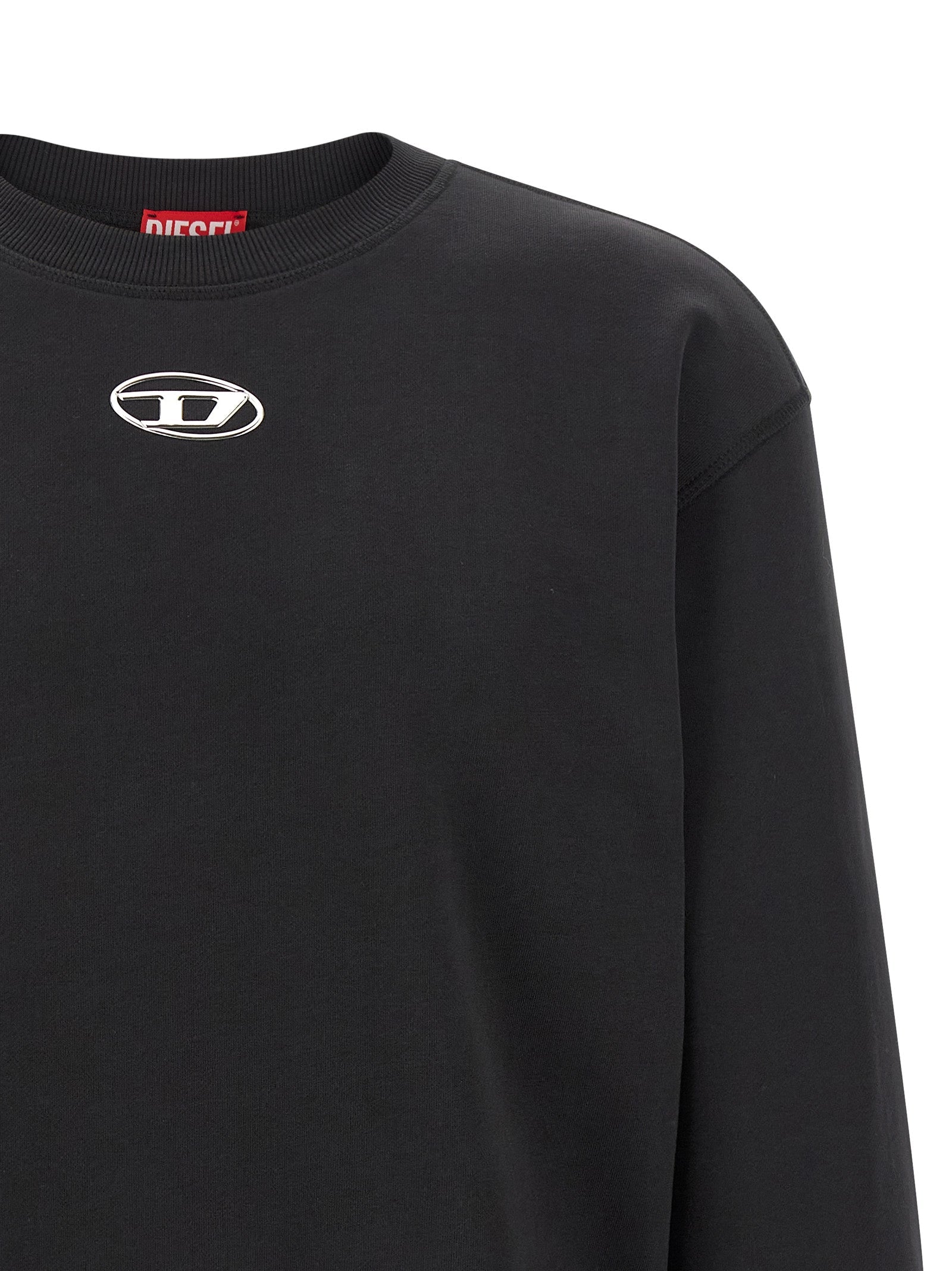 Diesel Black Cotton Sweatshirt