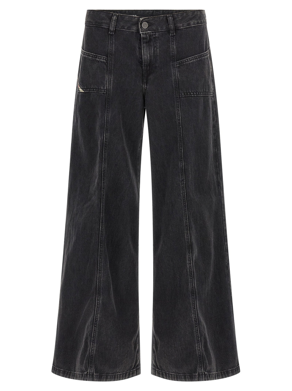 Diesel Black Cotton Jeans Denim