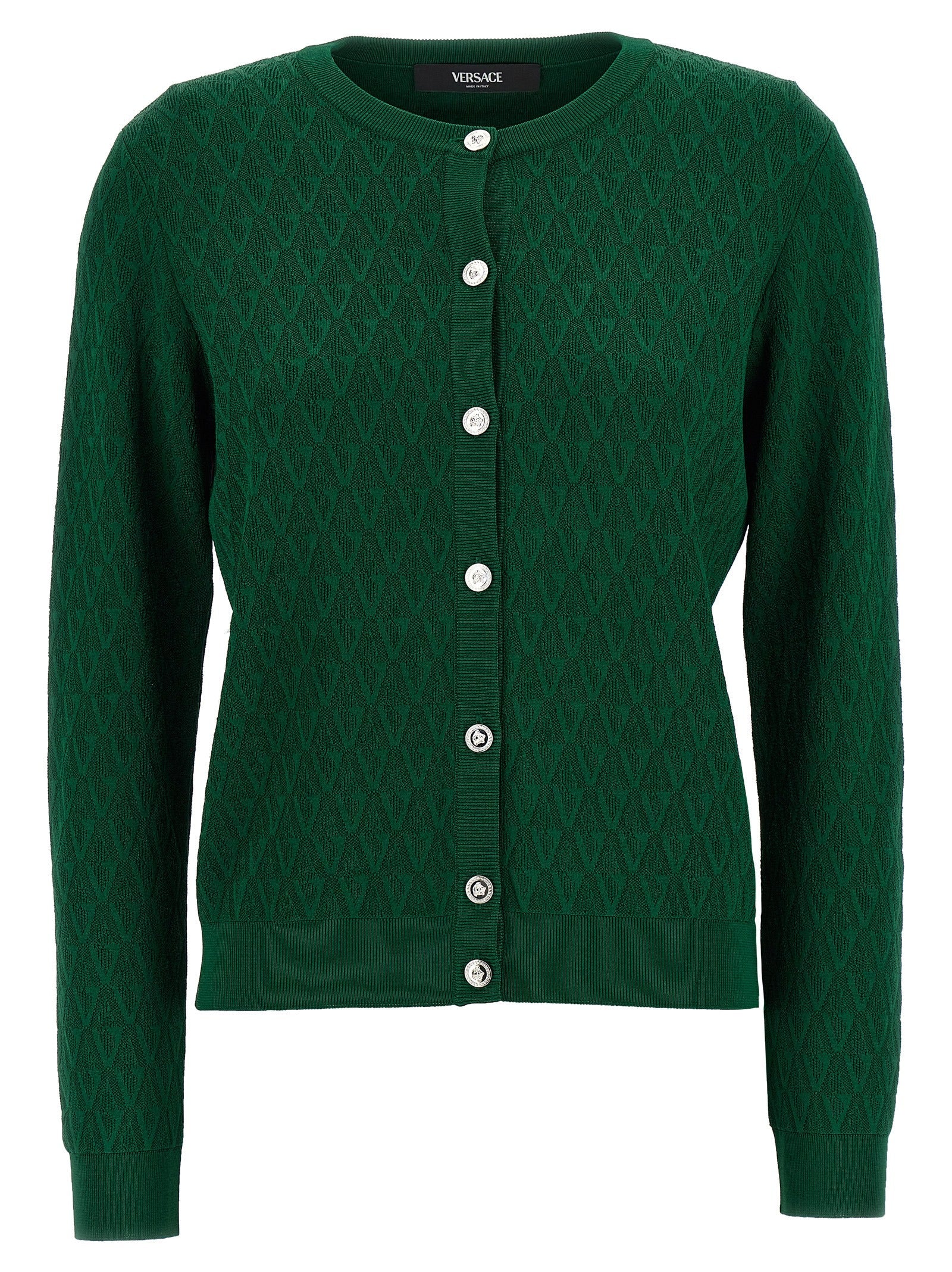 Versace Bicolor Viscose Cardigan