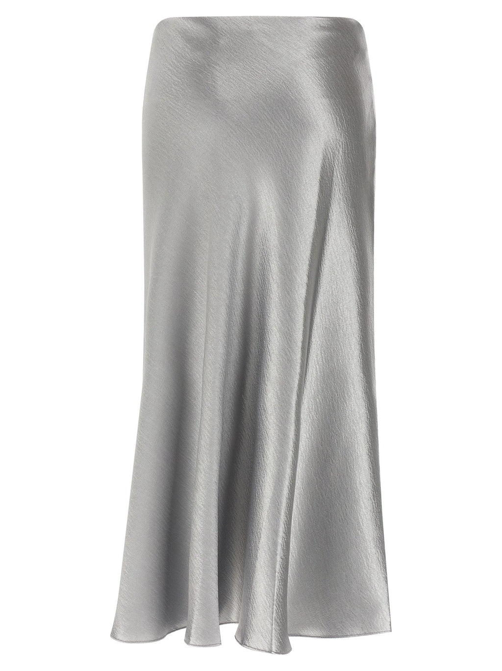 Tory Burch Gray Polyester Midi Skirt