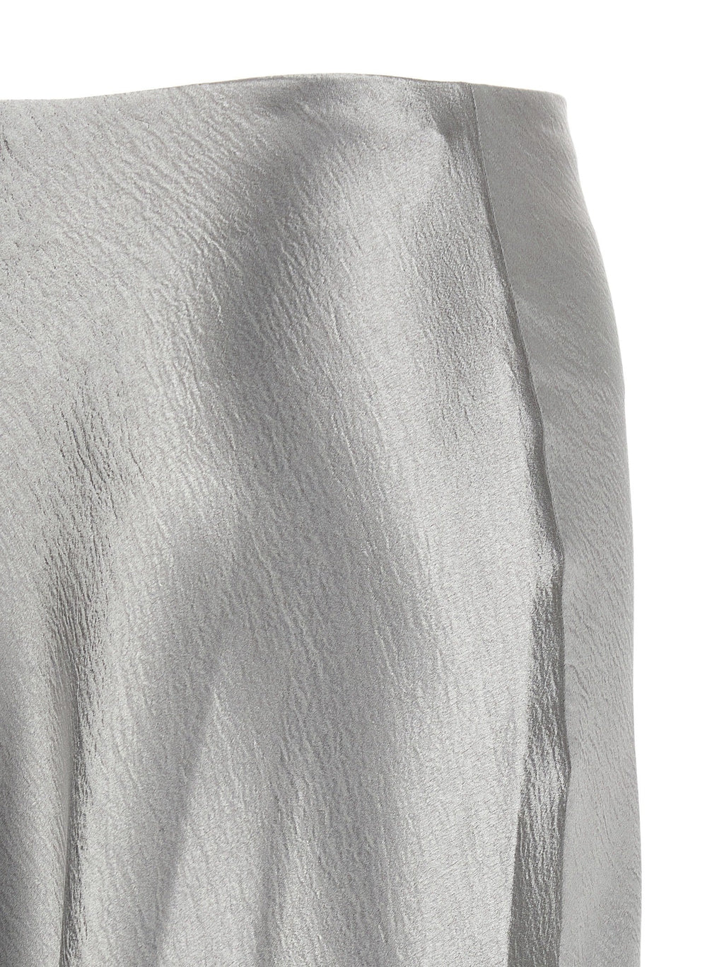 Tory Burch Gray Polyester Midi Skirt
