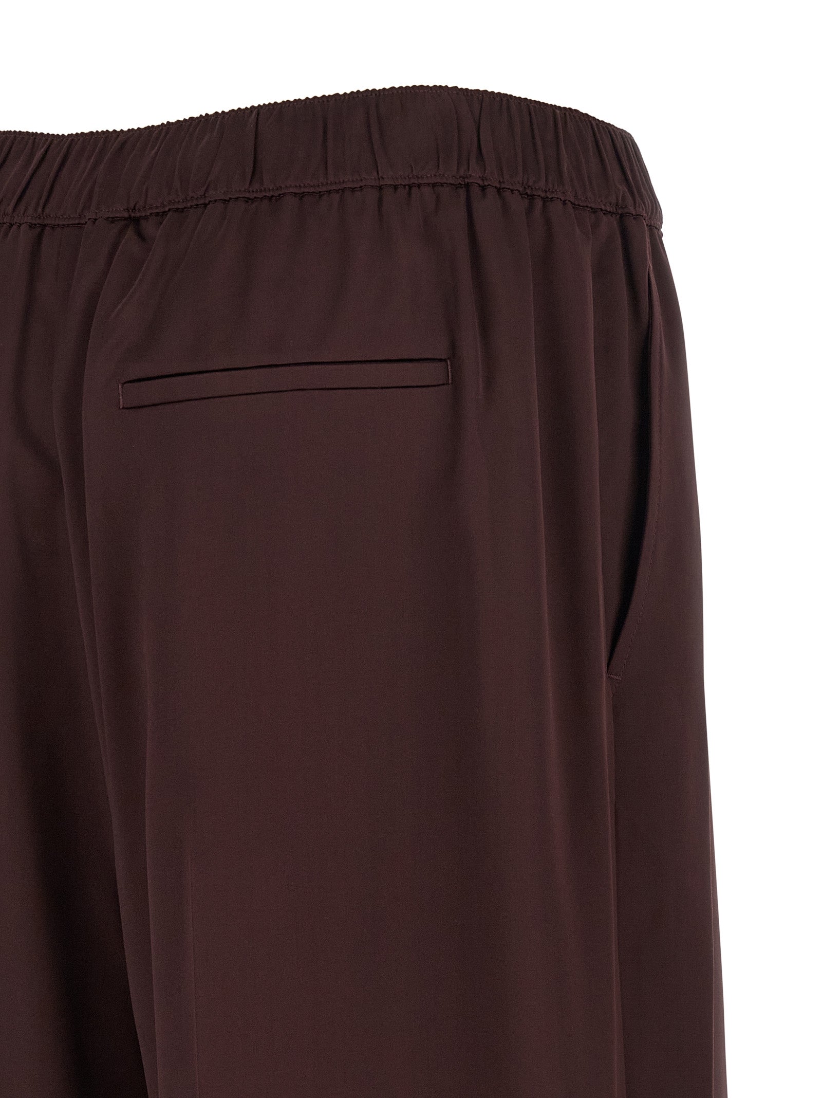 Tory Burch Bordeaux Viscose Casual Pants