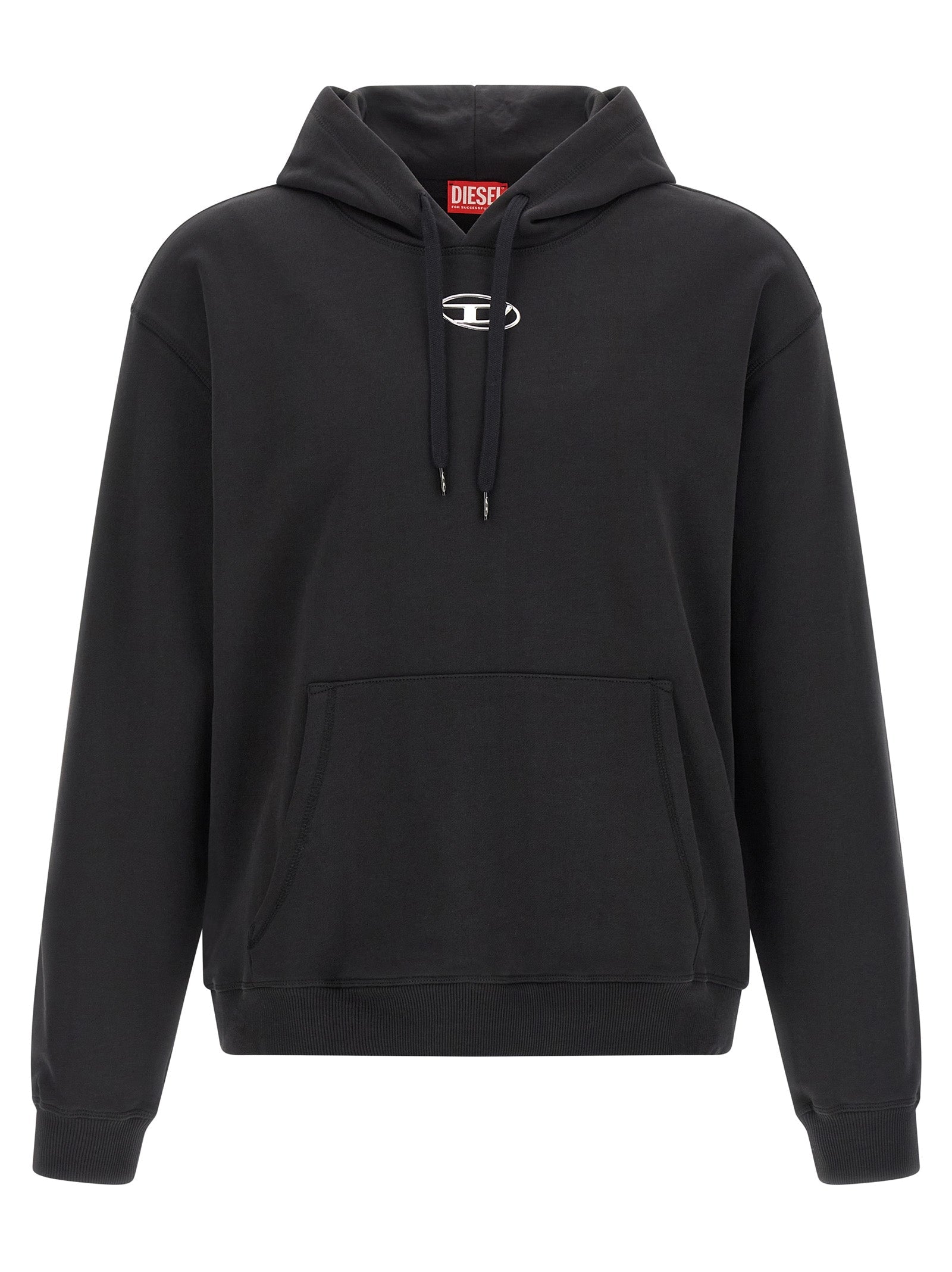 Diesel Black Cotton Sweatshirt