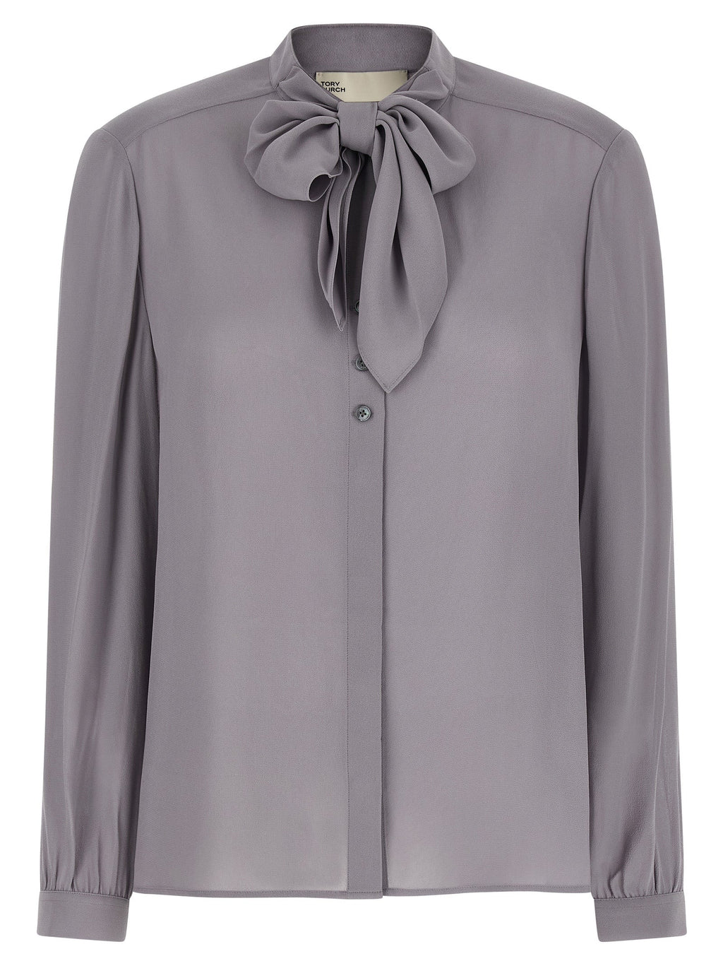 Tory Burch Gray Viscose Blouse