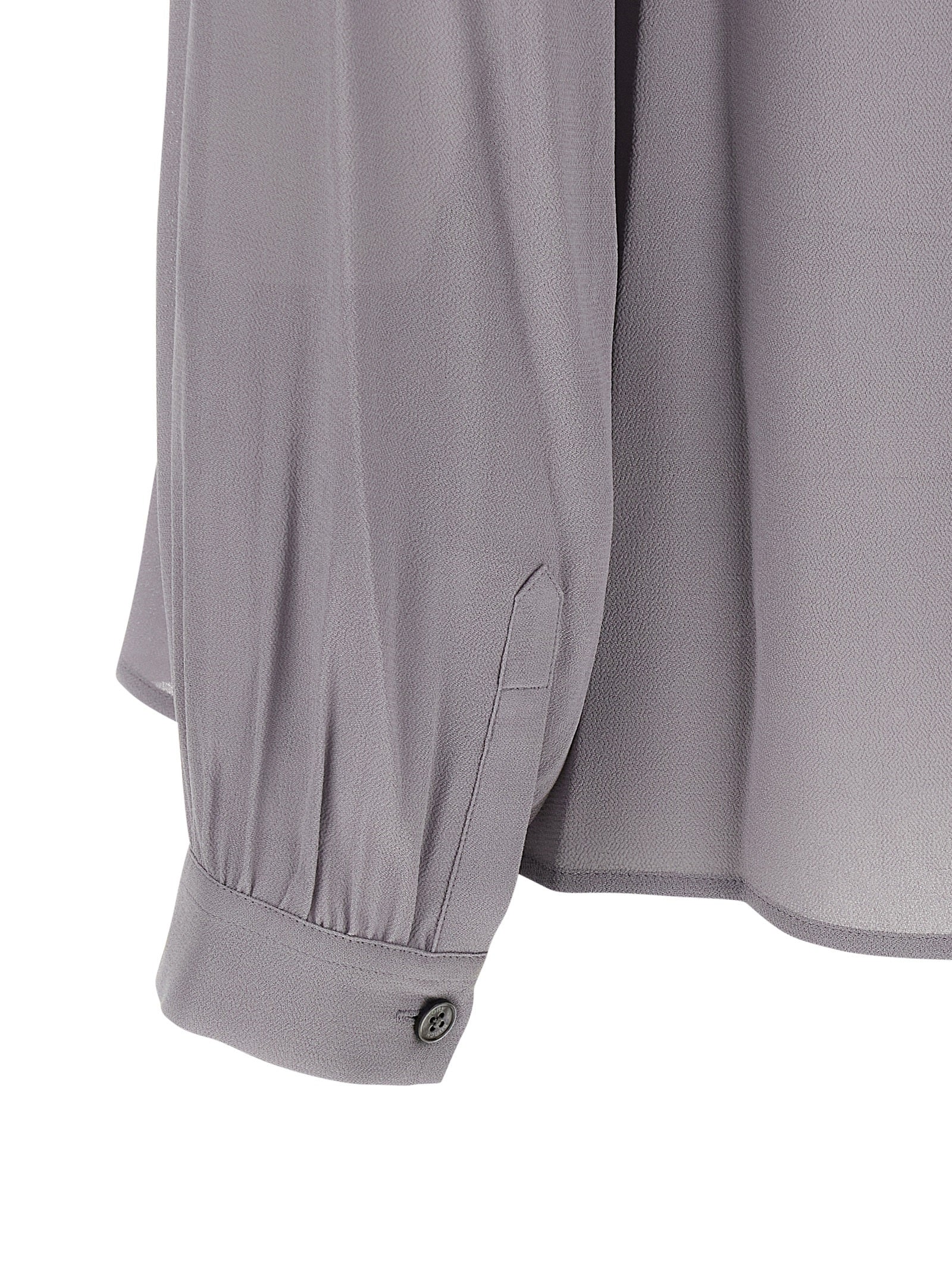 Tory Burch Gray Viscose Blouse
