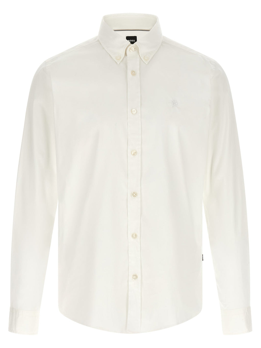Hugo Boss White Cotton Blouse