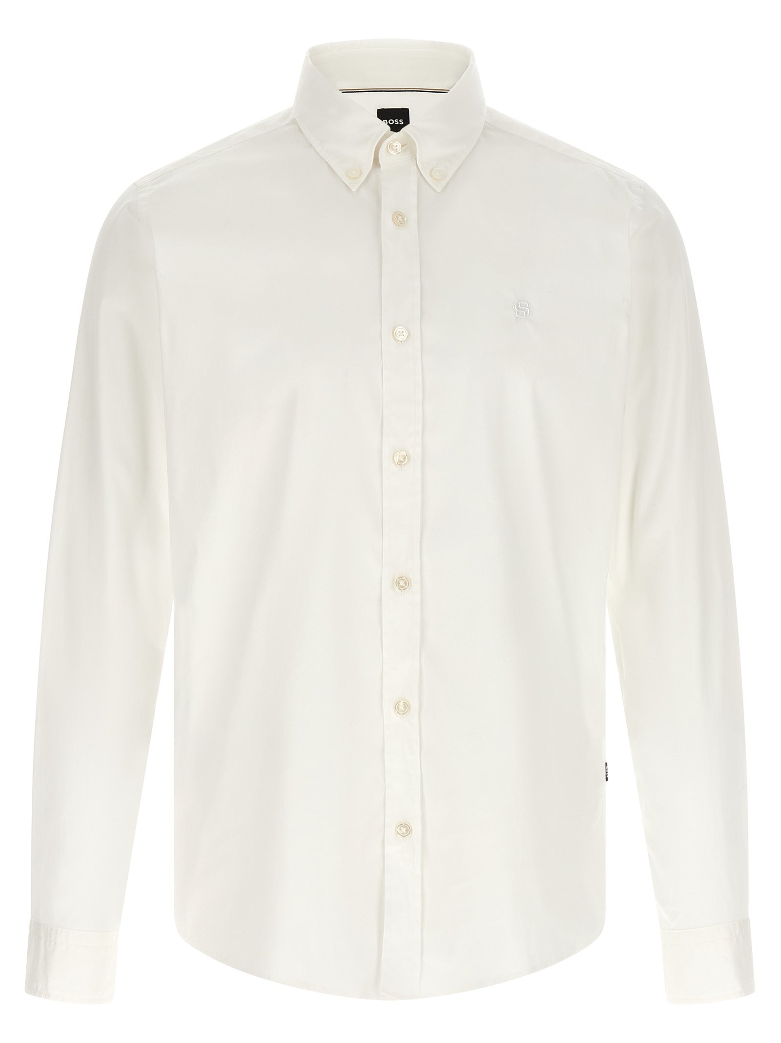 Hugo Boss White Cotton Blouse