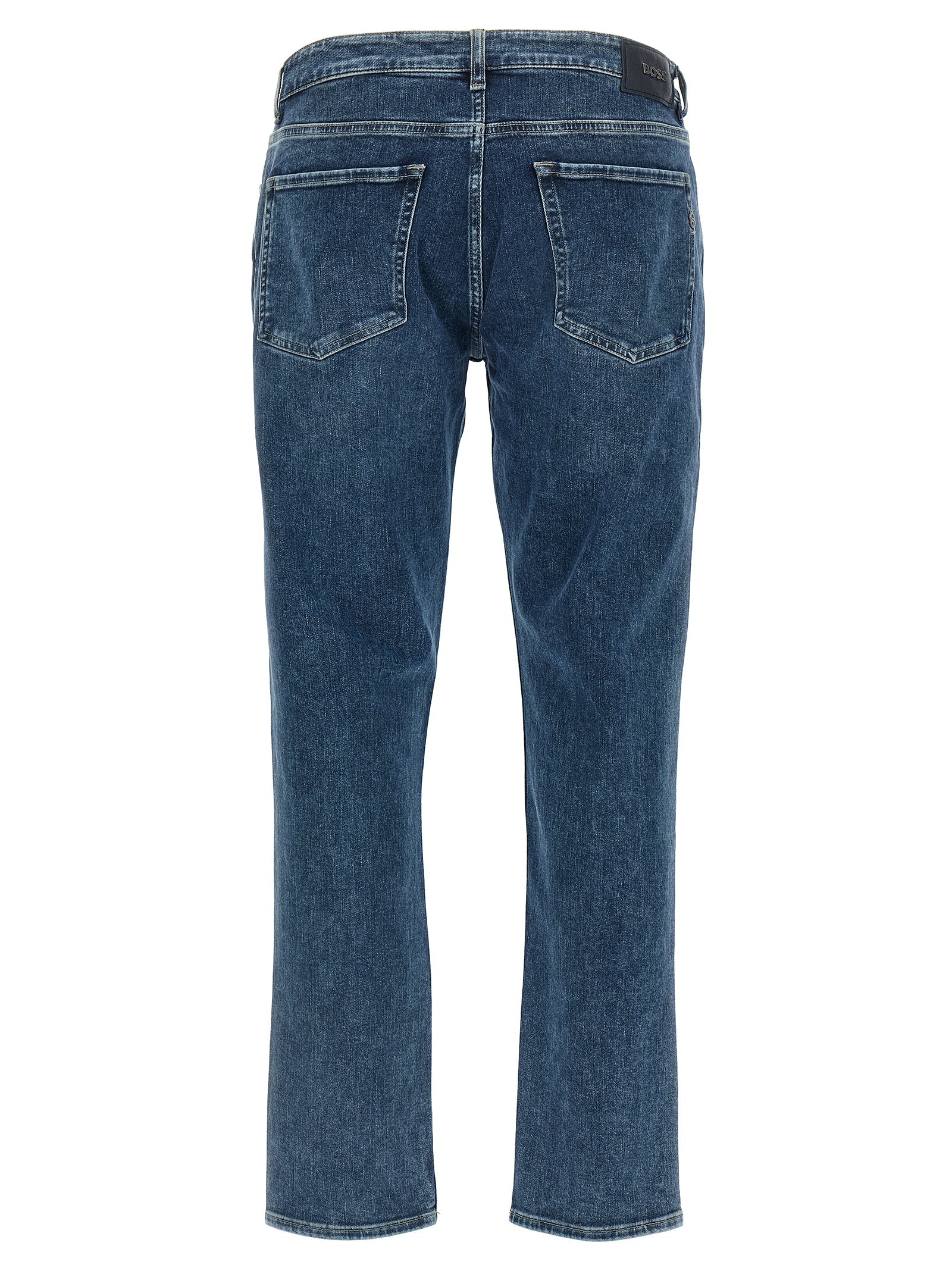 Hugo Boss Blue Cotton Skinny Jeans