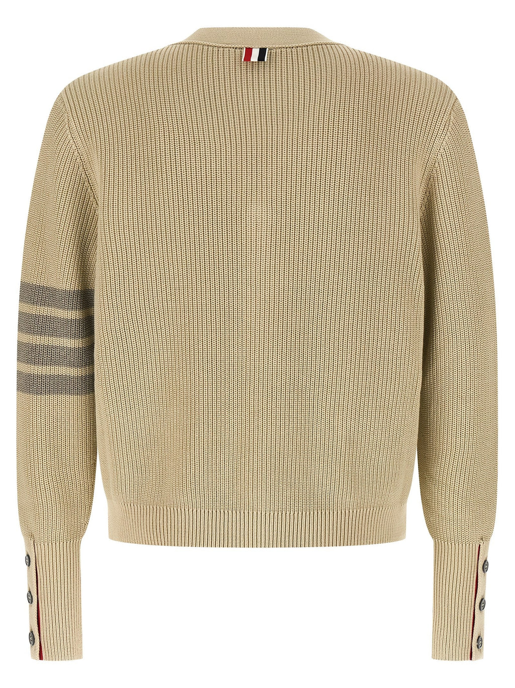Thom Browne Beige Cotton Cardigan