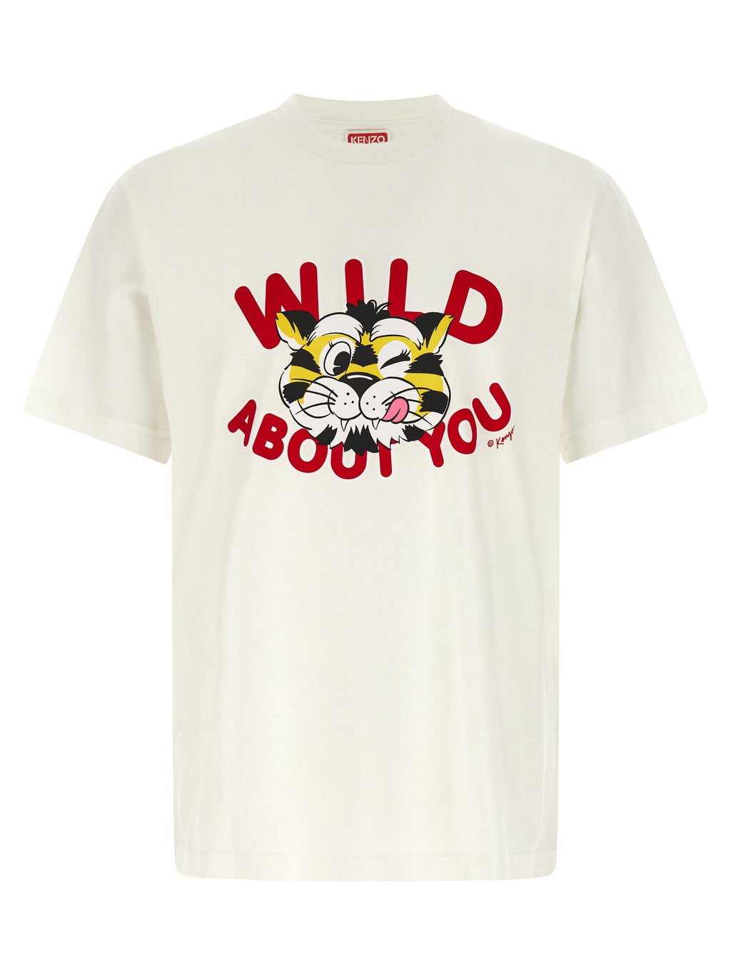 Kenzo White Cotton T-Shirt