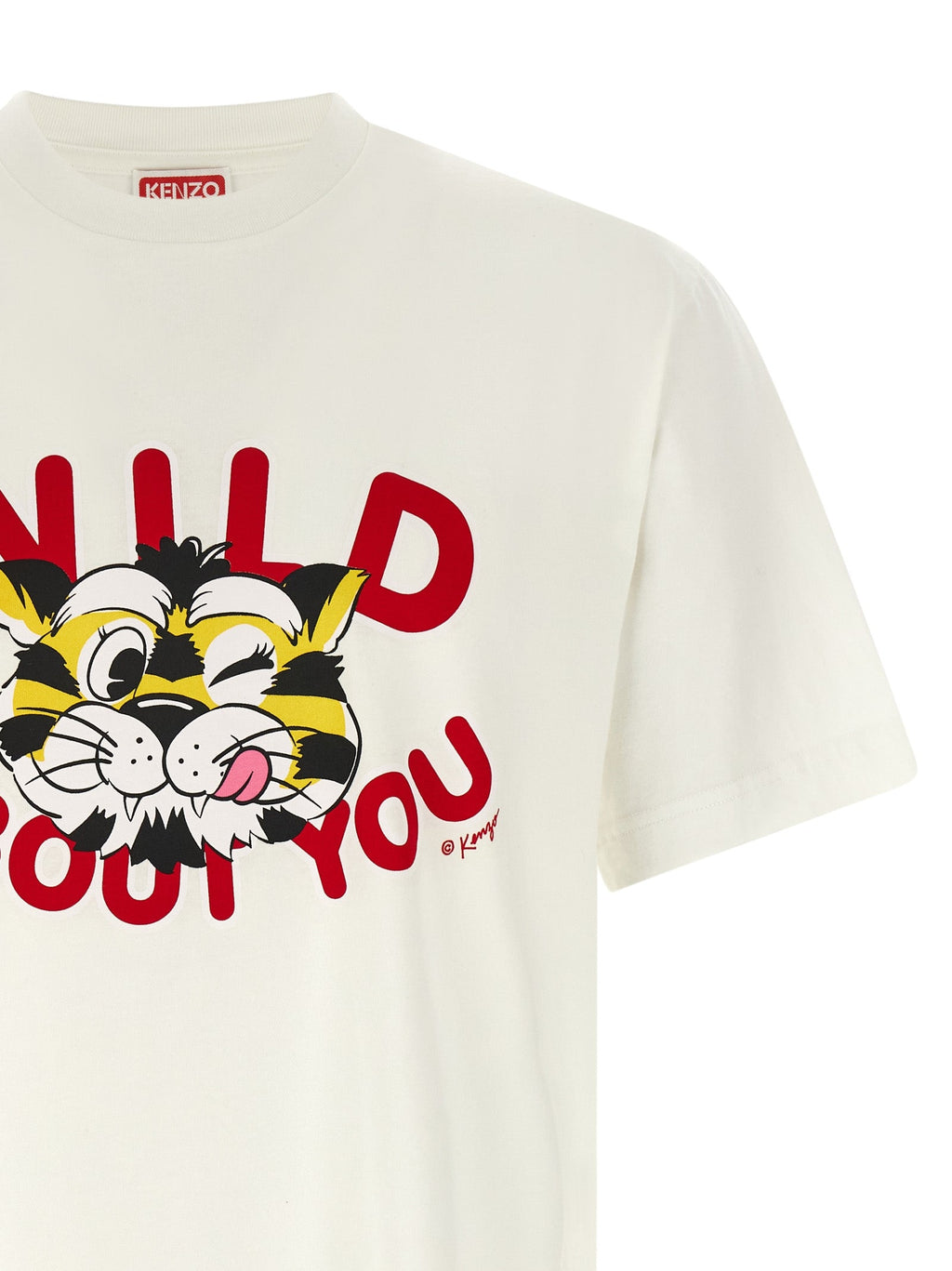 Kenzo White Cotton T-Shirt