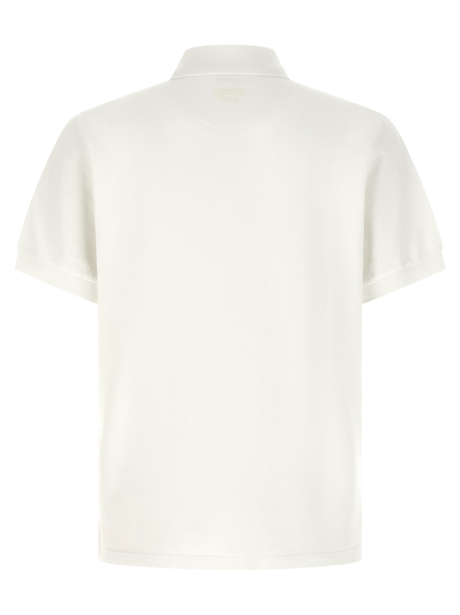 Kenzo White Cotton Polo Shirt Kenzo