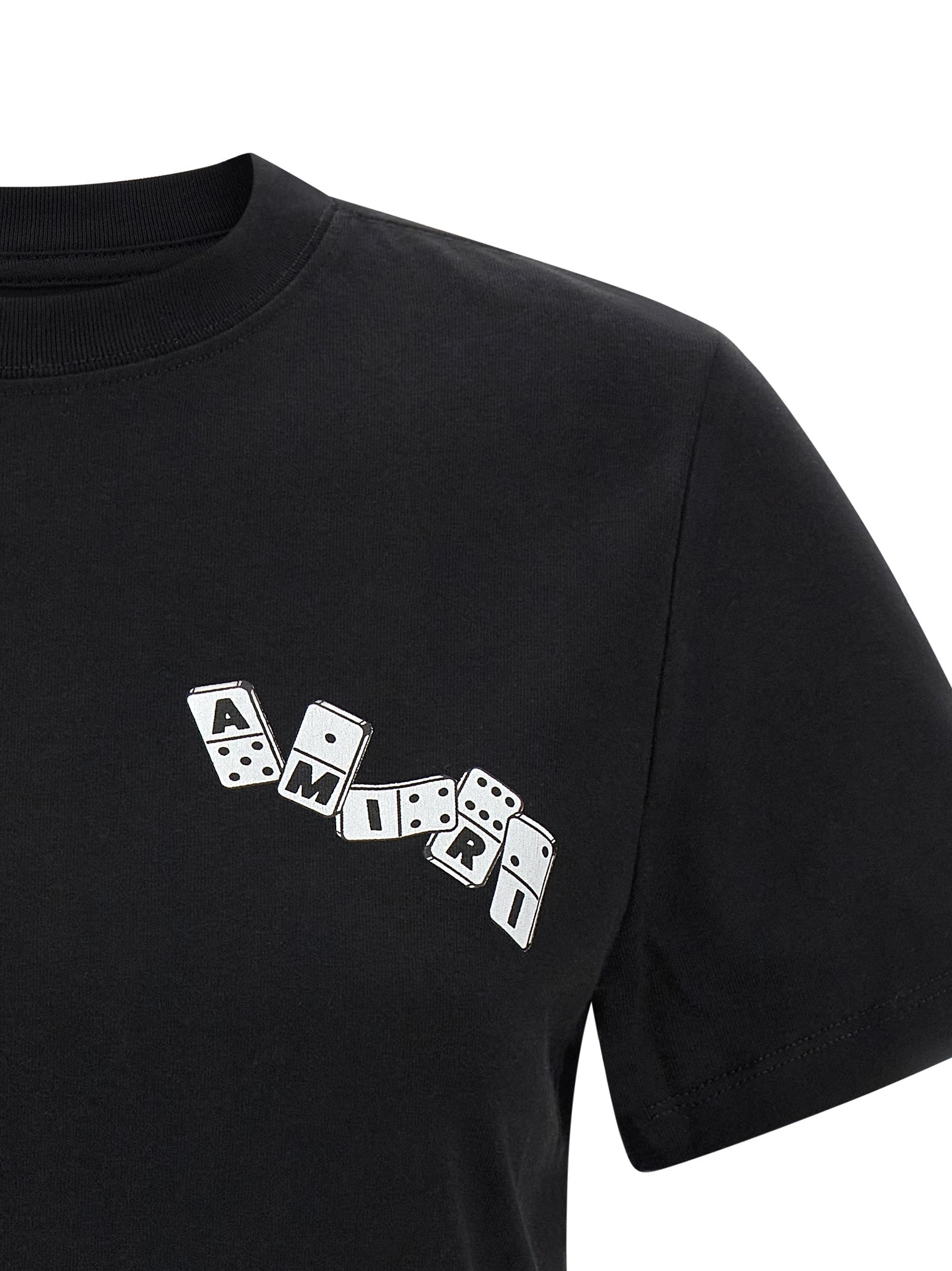 Amiri Black Cotton T-Shirt