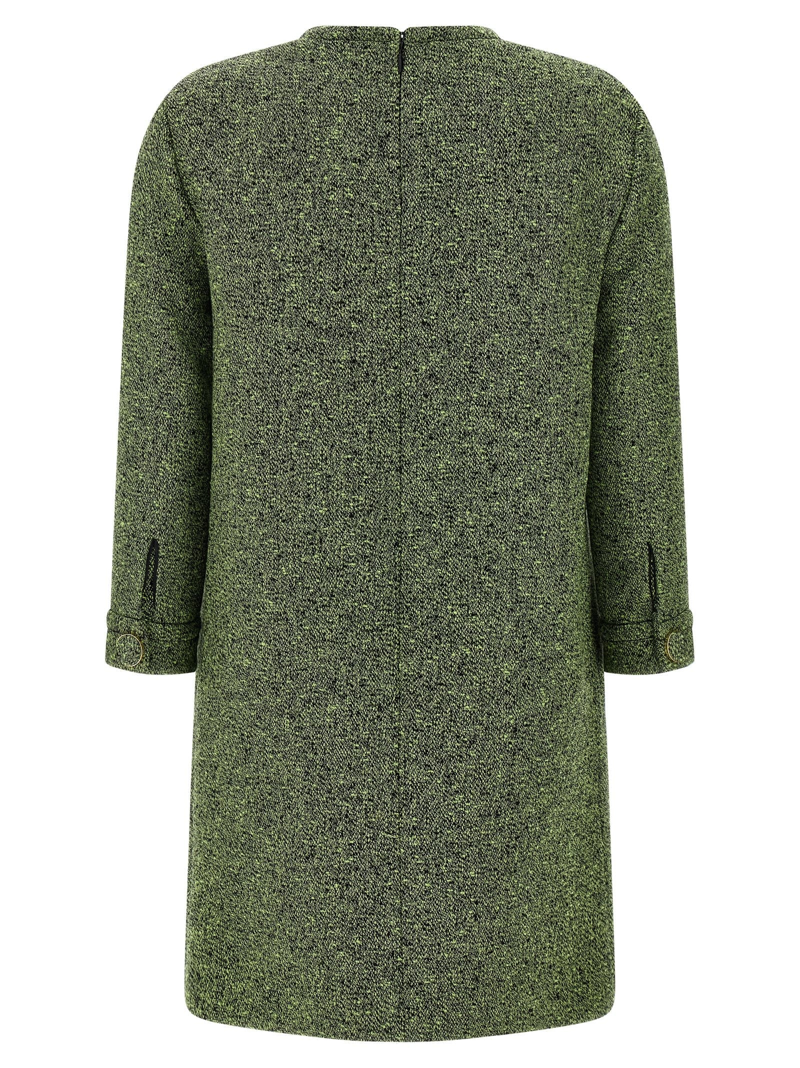 Gucci Bicolor Cotton Short Dress