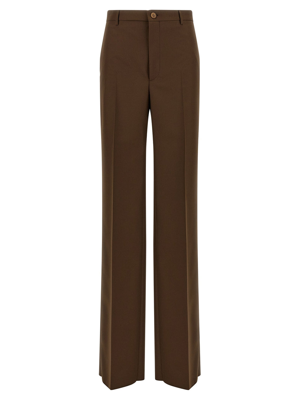Gucci Brown Polyester Dress Pants