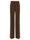 Gucci Brown Polyester Dress Pants