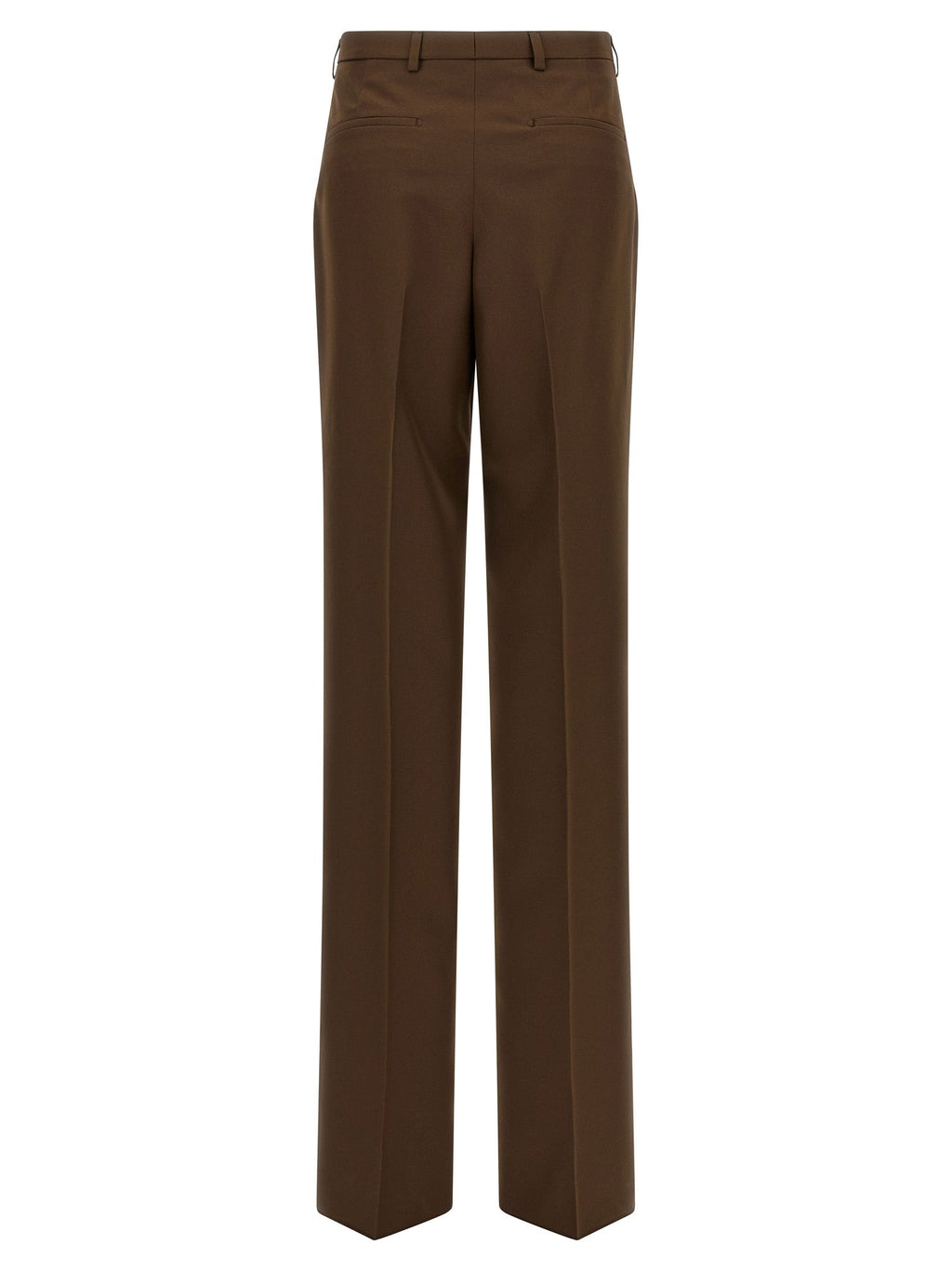 Gucci Brown Polyester Dress Pants