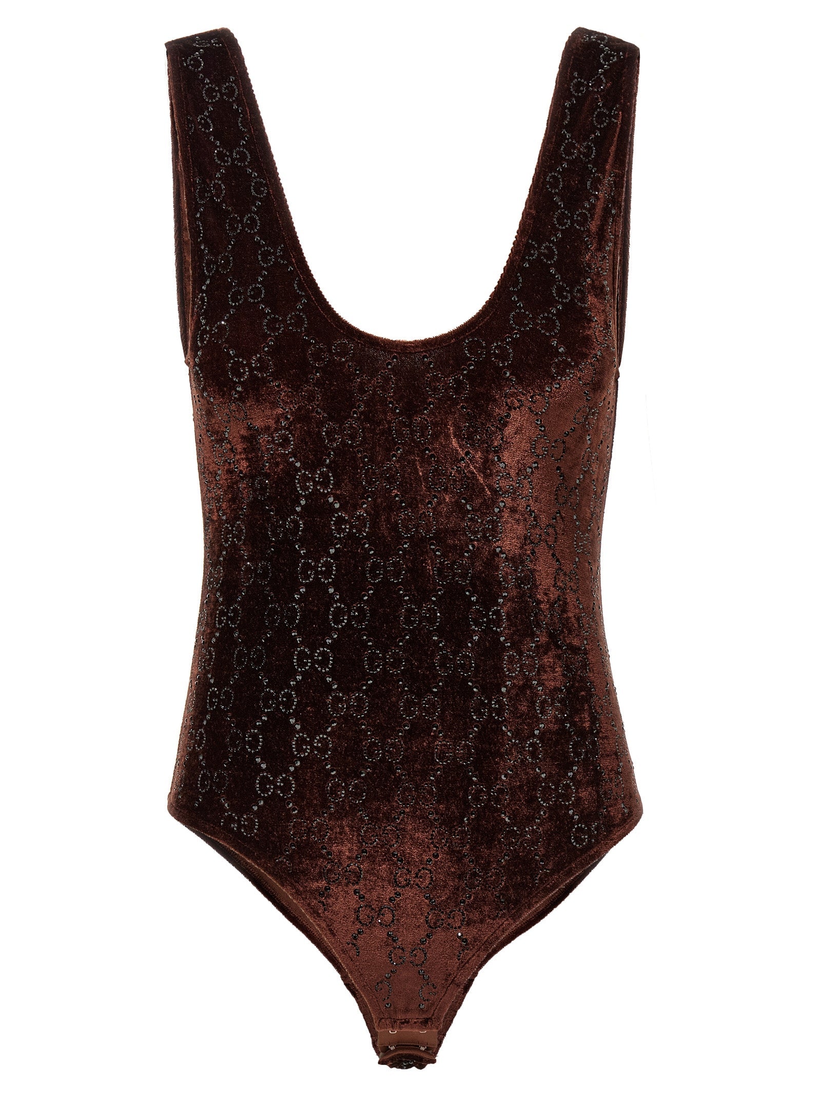 Gucci Brown Polyamide Bodysuit