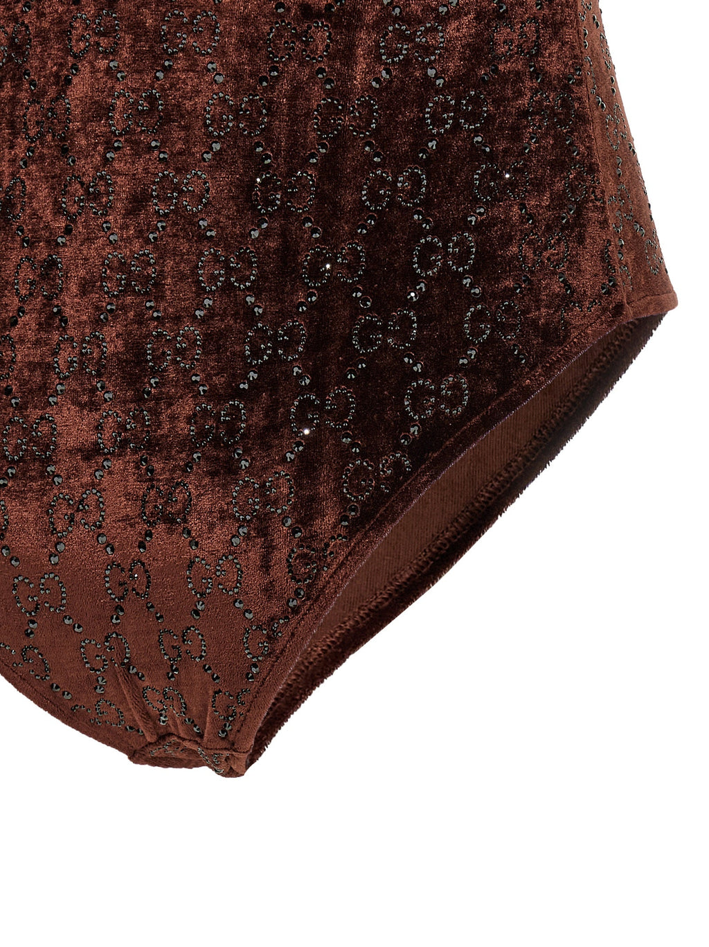 Gucci Brown Polyamide Bodysuit