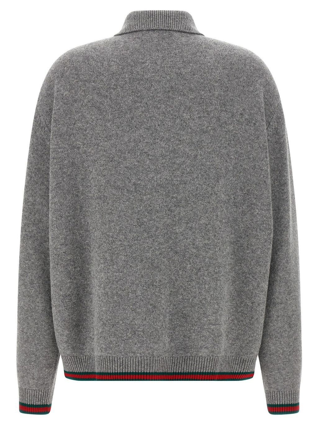 Gucci Gray Wool Cardigan