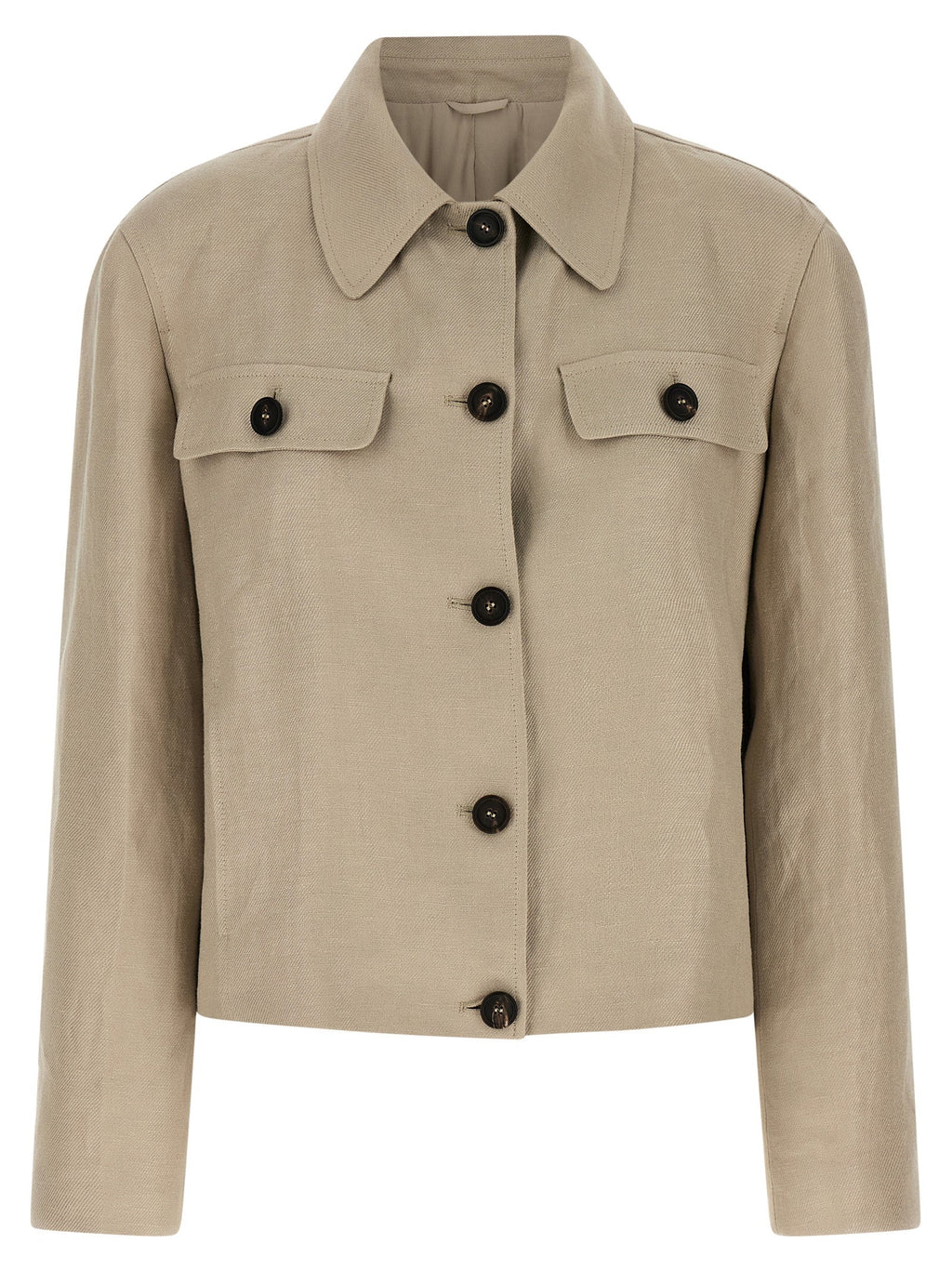 Brunello Cucinelli Beige Linen Blazer Brunello Cucinelli
