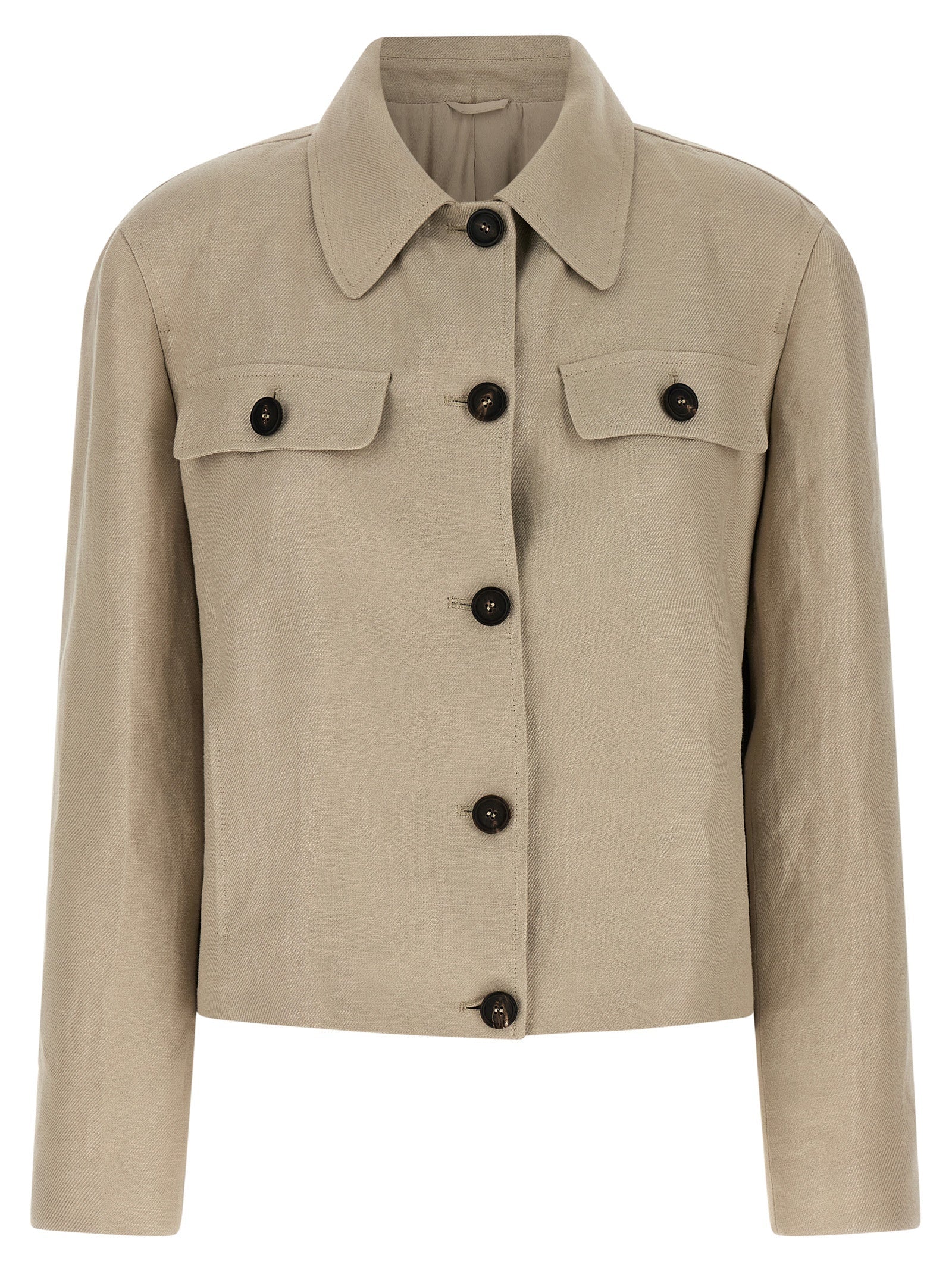 Brunello Cucinelli Beige Linen Blazer Brunello Cucinelli