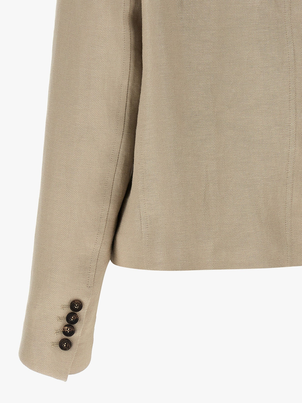 Brunello Cucinelli Beige Linen Blazer Brunello Cucinelli