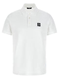 Balmain Bicolor Cotton Polo Shirt