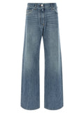 Versace Blue Cotton Boyfriend Jeans