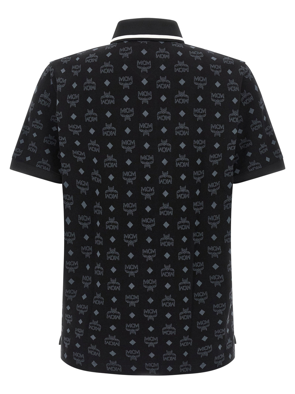 MCM Black Cotton Polo Shirt