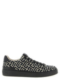 Balmain Black Cotton Sneakers