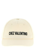 Valentino Garavani Beige Cotton Cap (Baseball Hat)