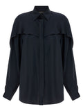 Fabiana Filippi Blue Acetate Blouse