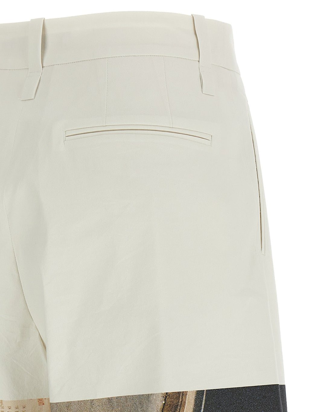 Issey Miyake White Polyamide Casual Pants