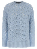 Fabiana Filippi Blue Virgin Wool Cardigan Fabiana Filippi