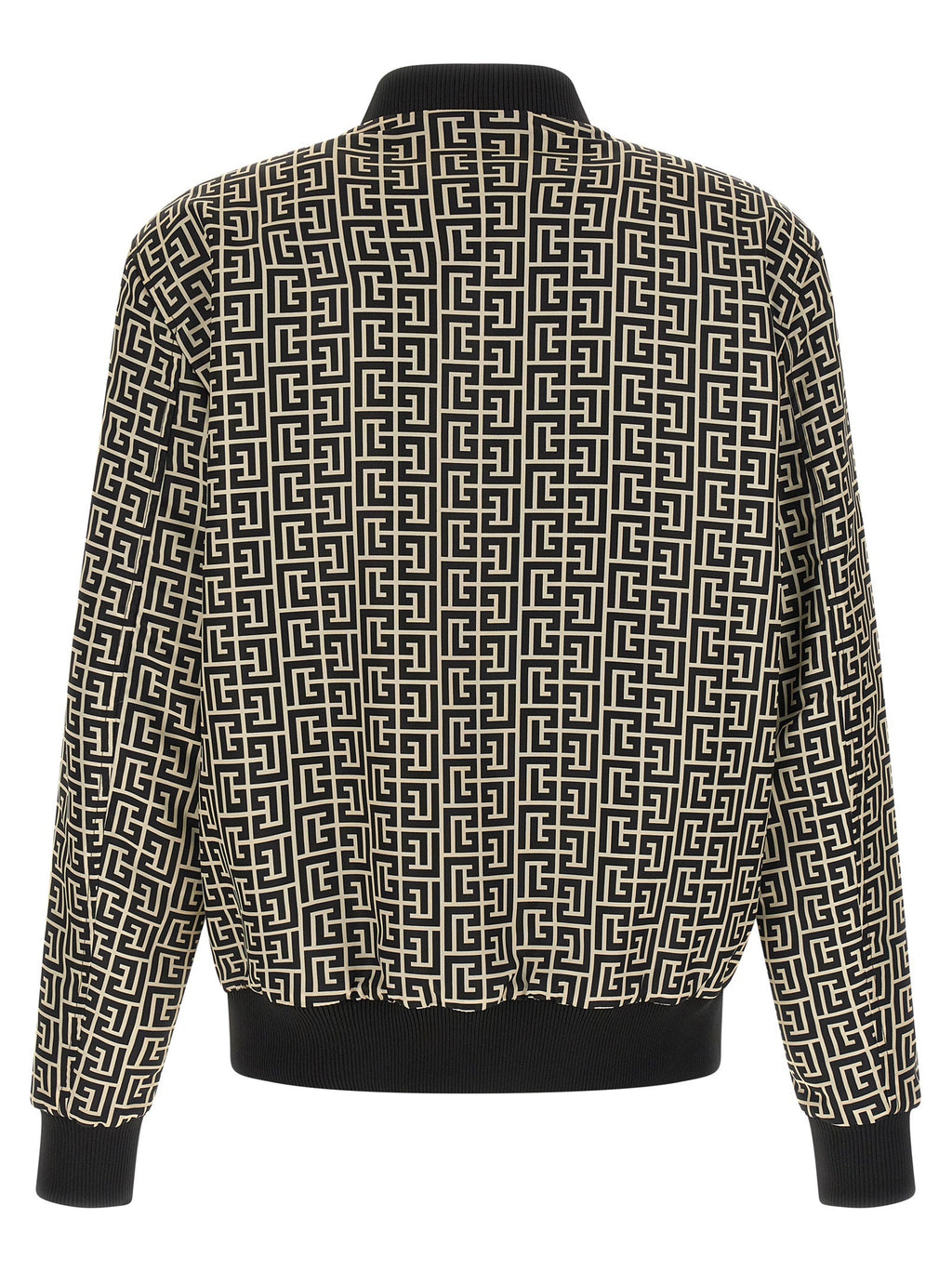 Balmain Black Polyamide Bomber