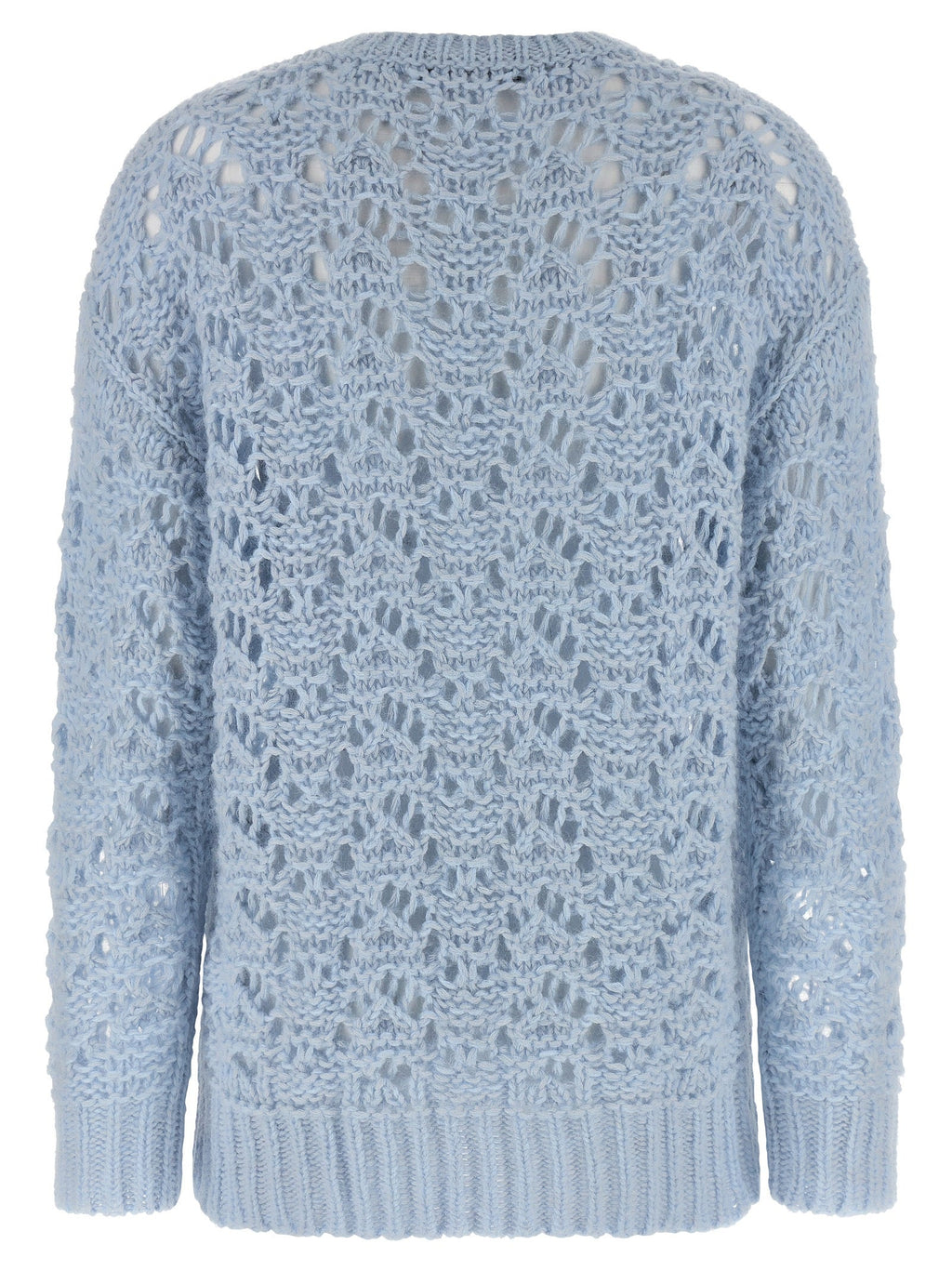 Fabiana Filippi Blue Virgin Wool Cardigan Fabiana Filippi